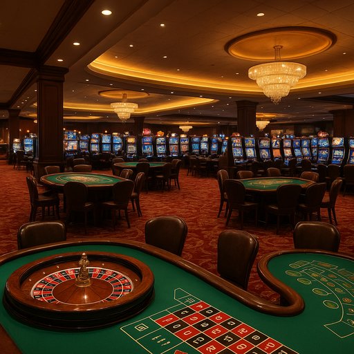 Feature: Immersive casino hall. Realistic visuals and smooth performance create a premium gaming atmosphere.