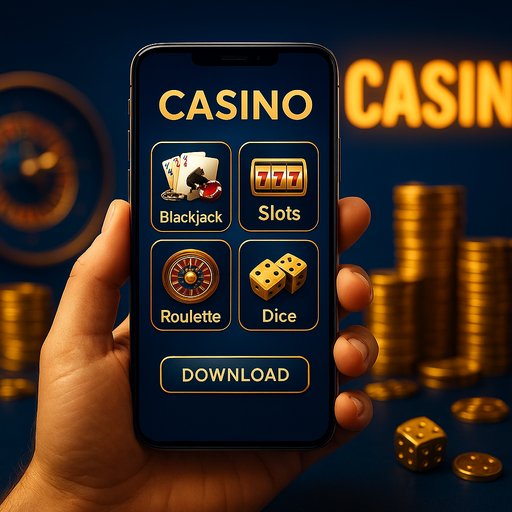 P666 apps banner showing a modern casino theme with a mobile screen displaying the apps catalog and download prompts. The mood is energetic and confident, inviting players from Pakistan to explore safe APK downloads. The banner uses deep blue and gold tones to convey trust and excitement.