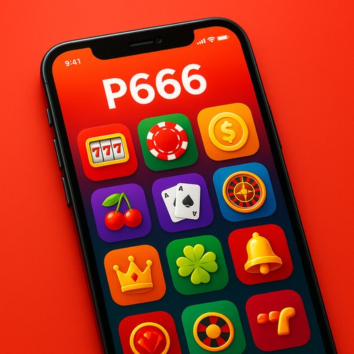 P666 apps banner shows a vibrant casino app grid with mobile devices and a city skyline, designed to energize players in Pakistan. The visuals emphasize fast access to apps and games with bold blue and gold accents.