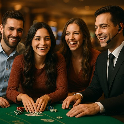 Customer support card image featuring happy players; conveys trust and community within P666.